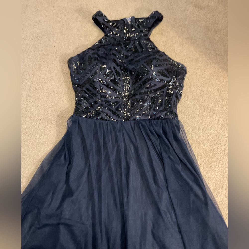 Speechless dress: navy blue homecoming dress